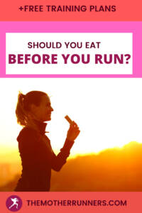 eat before run pin