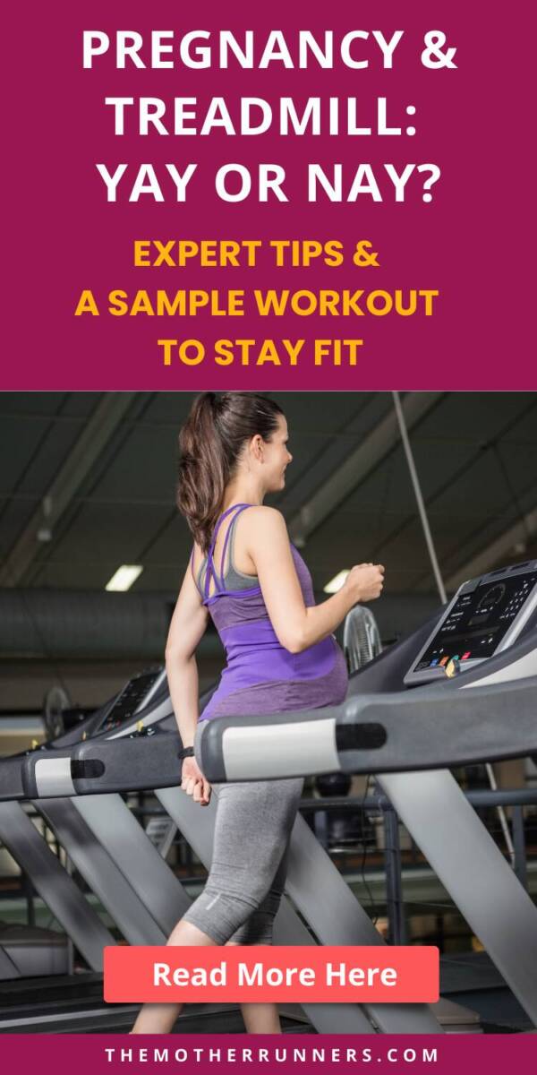 pin about running on a treadmill while pregnant