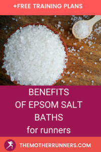 benefits of epsom salt baths for runners pin 2