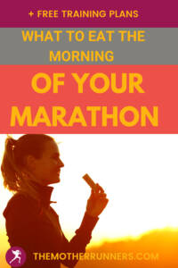 what to eat before your marathon pin