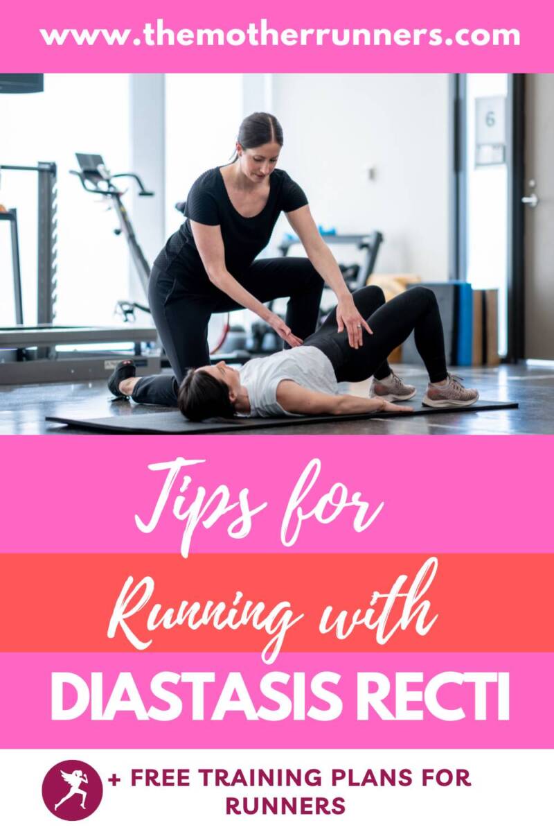 You can run with Diastasis Recti if you are running postpartum. Pin these tips on how to run and stay injury-free if you have ab separation postpartum. 