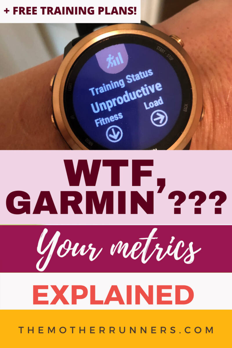 garmin stats explained pin