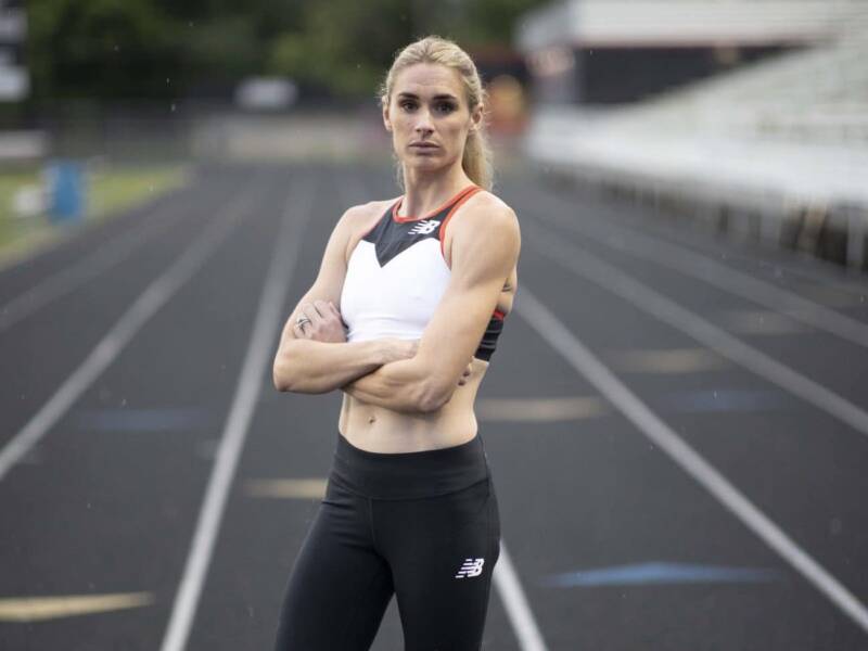 Sarah Brown, ex-pro runner for New Balance