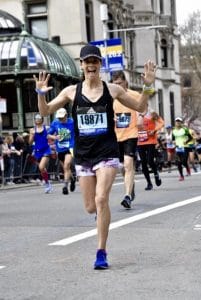 Kristin Partenza is training for this spring's Boston Marathon.