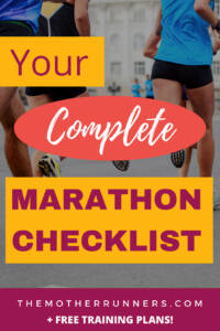 MARATHON-CHECKLIST