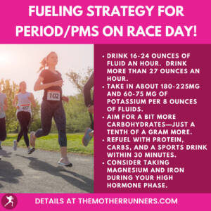 FUEling for period on race day graphic