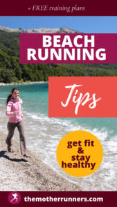 running on the beach tips