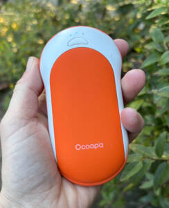 Ocoopa hand warmers in orange