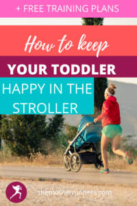 toddler in the stroller