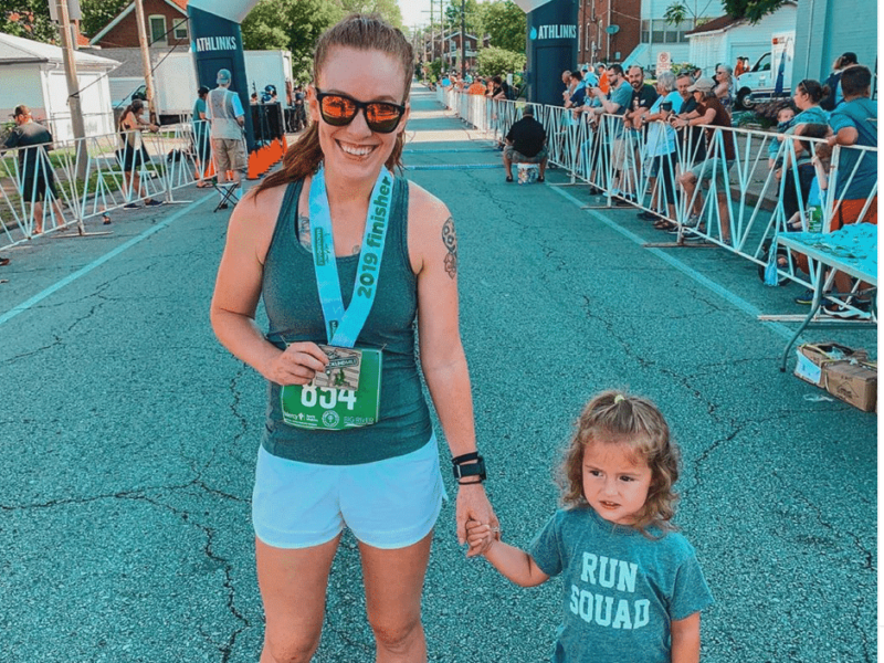 Laura Filla is our July Mother Runner of the Month