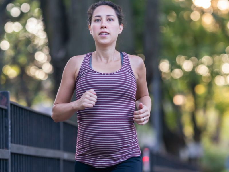 benefits of running while pregnant