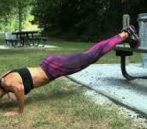 inclined pushup on bench